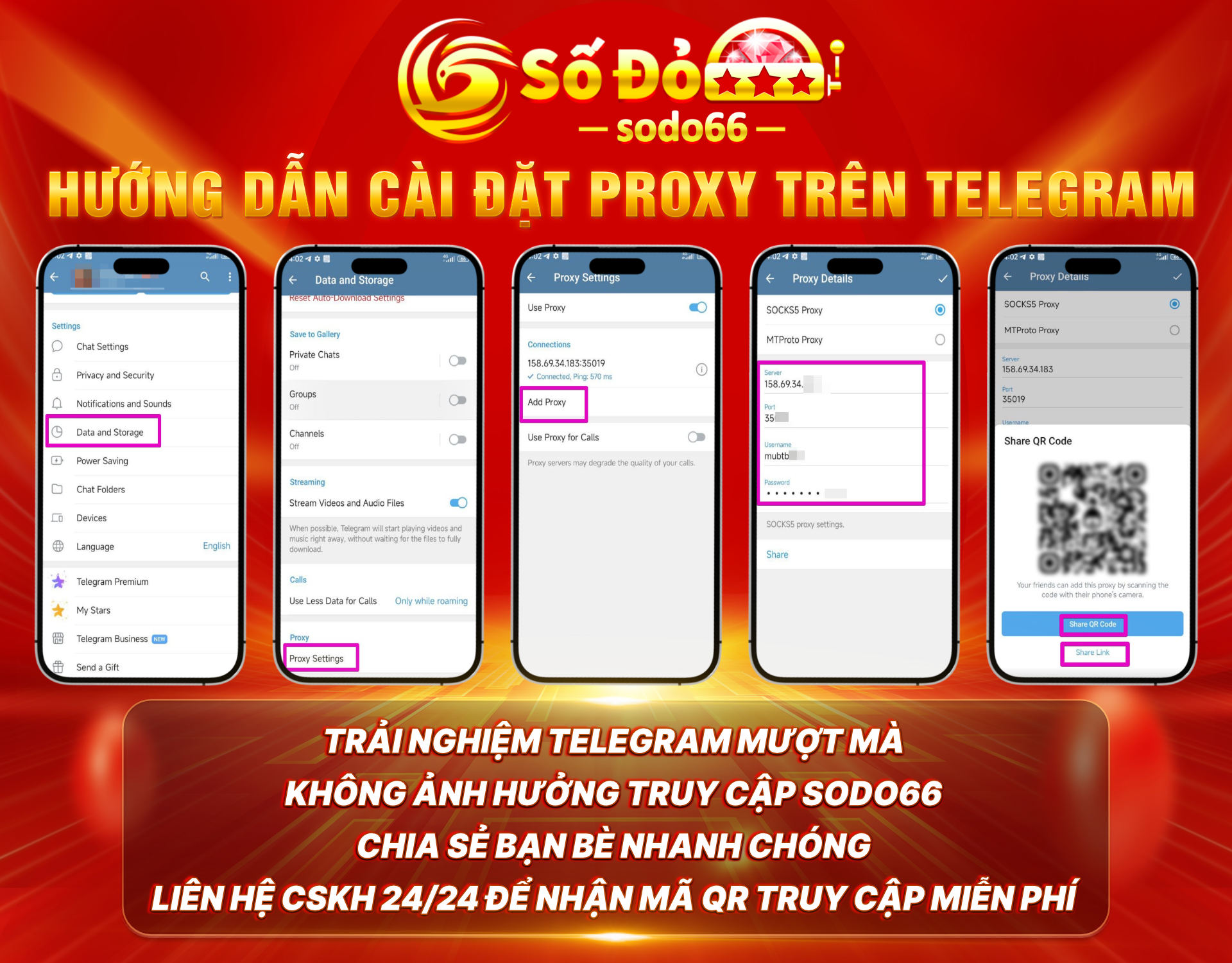 Hướng dẫn dùng Proxy